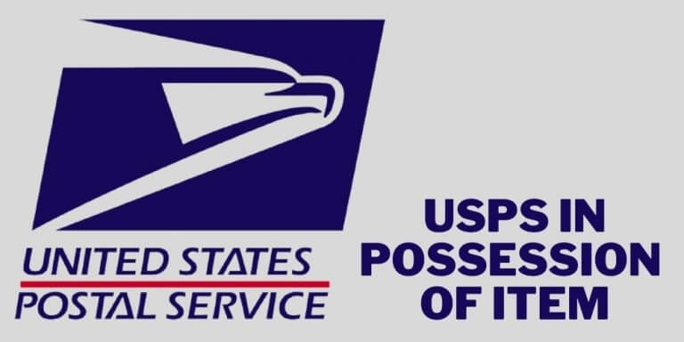 What Does Mean Usps In Possession Of Item